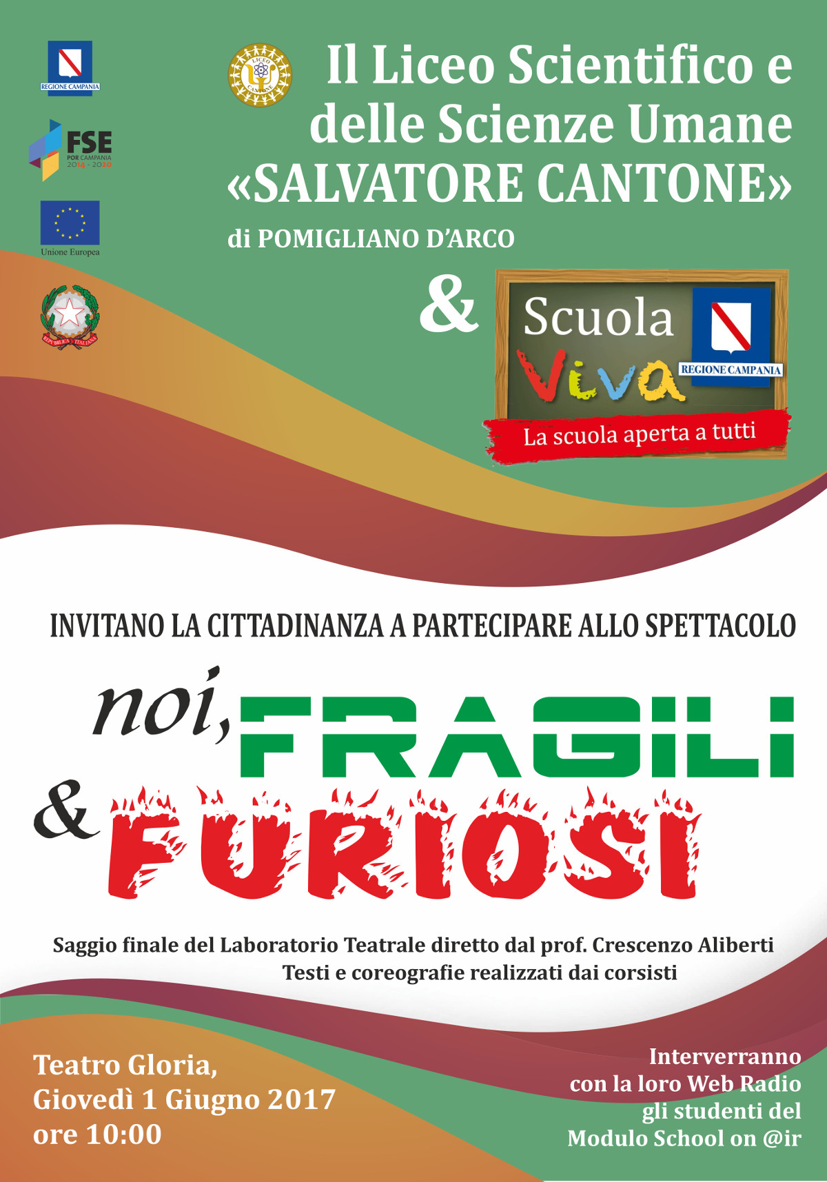 scuola viva locandina